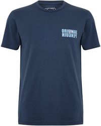 Original Penguin - Reverse Graphic Regular Fit T-Shirt - Lyst