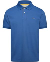 GANT - Contrast Polo Sn64 - Lyst