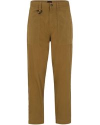 BOSS - Statum Pp Straight Leg Trousers - Lyst