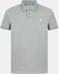 Jack Wills - Fine Pique Cotton Short Sleeve Polo Shirt - Lyst
