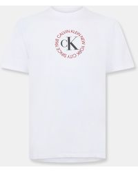 Calvin Klein - Circle Graph T-Shirt - Lyst