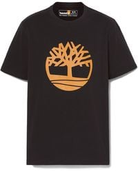 Timberland - Northwood Tree Logo Cotton Short-Sleeve T-Shirt - Lyst