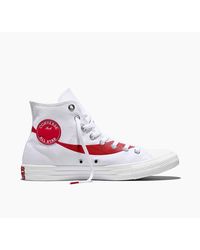 Converse - Adults Chuck Taylor All Star Canvas High-Top Trainers - Lyst