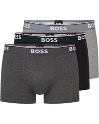 BOSS - 3 Pack Power Boxer Shorts - Lyst