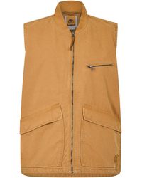 Timberland - Washed Canvas Gilet - Lyst
