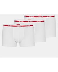 HUGO - 3-Pack Organic Trunks - Lyst