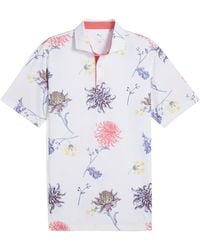 PUMA - Dahlia Short Sleeve Performance Polo Shirt - Lyst