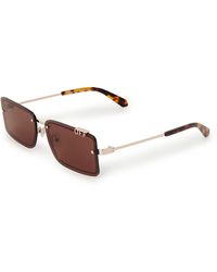 Off-White c/o Virgil Abloh - Tampa Round Sunglasses - Lyst