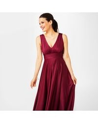 Biba - Bridesmaid Deep V Maxi Dress - Lyst