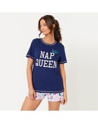 Be You - Nap Queen Shortie Pyjama - Lyst