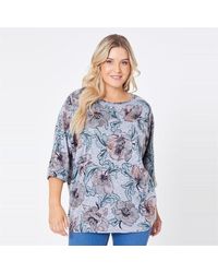 Be You - You Floral Supersoft Tunic - Lyst
