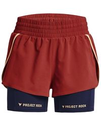Under Armour - S Rck Flex Shorts Red Xs - Lyst
