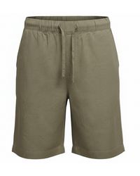 Jack Wills - Linen-Blend Drawstring Woven Tracksuit Shorts - Lyst