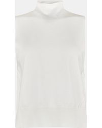 Jack Wills - High Neck Knitted Sweater Vest - Lyst