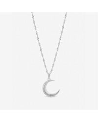 Inicio - Sterling Plated Pave Pendant - Lyst