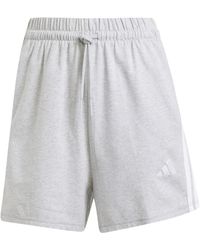 adidas - Essentials 3 Stripe Shorts - Lyst