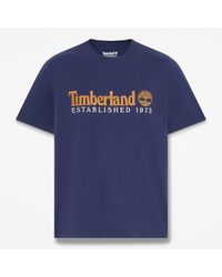 Timberland - Established 1973 Embroidered Short-Sleeve T-Shirt For - Lyst