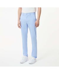 Lacoste - Lightweight Slim-fit Stretch Pants - Lyst