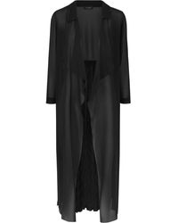 James Lakeland Textured Waterfall Cardigan - Black