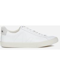 Veja - Esplar Leather Court Trainers - Lyst