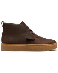 Clarks - Boxbee Suede Chukka Boots - Lyst