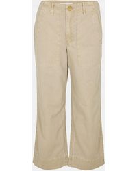 Velvet By Graham & Spencer - Canvas Tailored Trousers - Lyst
