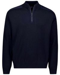 Paul & Shark - Marine Quarter Zip Sweater - Lyst