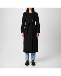 DKNY - Wool Coat - Lyst