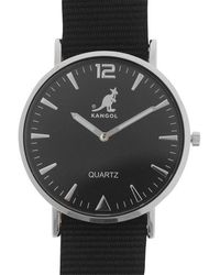 Kangol - Quartz Stitched Strap Watch - Lyst