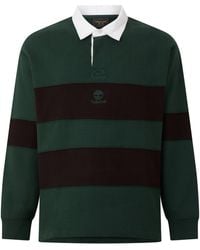 Timberland - Cotton Long-Sleeve Relaxed-Fit Rugby Polo - Lyst
