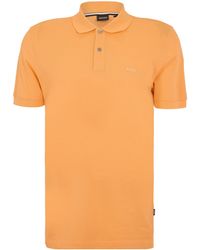 BOSS - Pallas Cotton Short Sleeve Polo Shirt - Lyst