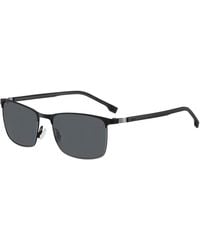 BOSS - Round Sunglasses - Lyst