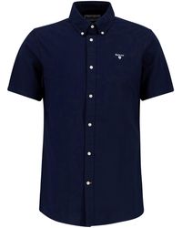 Barbour - Oxford Short Sleeve Tailored Shirt - Lyst