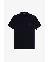 Fred Perry - Plain Polo Shirt - Lyst