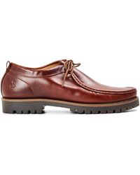 Oliver Sweeney - Lastres Leather Moc-Toe Shoes - Lyst