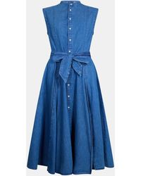 Ralph Lauren - Short Sleeve Shirt Dress - Lyst