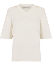 Ami Paris - V Neck Short Sleeve T-Shirt - Lyst