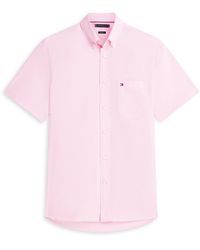 Tommy Hilfiger - Short Sleeve Plain Shirt - Lyst