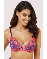 Playful Promises - Ada Blossom & Neon Plunge Bra - Lyst