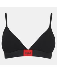 HUGO - Boss Triangle Bra - Lyst