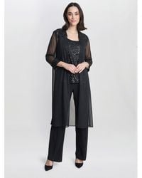 Gina Bacconi - Jessica Three Piece Jersey Trouser Suit - Lyst