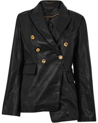 Donna Karan - Leather Jacket - Lyst