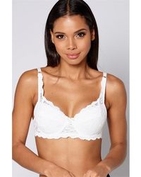 Studio - Underwired E-h Full Cup Floral Lace Bra - Lyst