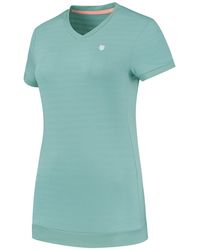 K-swiss - Ks Hypercourt V-Neck T-Shirt - Lyst