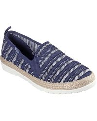 Skechers - Engineered Knit Twin Gore Slip On Trainers - Lyst