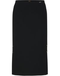 BOSS - Vevoka Tailored Pencil Skirt - Lyst