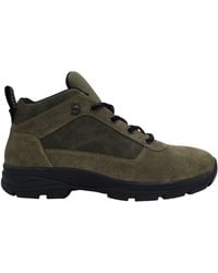 Firetrap - Delia Premium Leather Ankle Lace Up Hiker Rugged Boots - Lyst