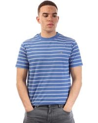 GANT - Striped T-Shirt - Lyst