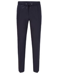 BOSS - Banks Slim Fit Trousers - Lyst