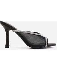 Where's That From - Open Toe Flat Mules - Lyst